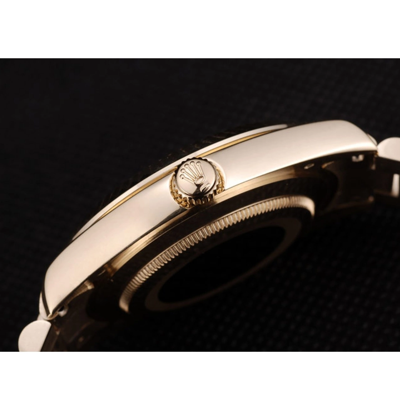 Good copy rolex watches Bezel Gold Rolex DayDate Gold Ribbed Swiss Stainless 41997 Dial Steel 0724